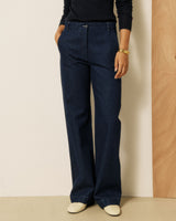 Pantalon Hartford Pandore denim large bleu indigo