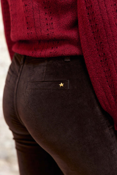 PANTALON FEMME SONNY MARRON MARRON