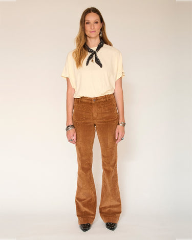 PANTALON FEMME CAMEL CAMEL