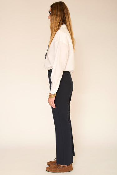 Pantalon MKT Studio Perino droit évasé bleu marine – vue 4