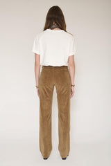 PANTALON FEMME THE MERCURY VELVET CACAO CACAO
