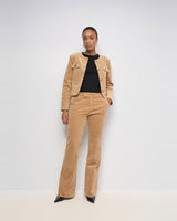 PANTALON FEMME CHINO CAMEL CAMEL