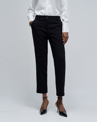 PANTALON FEMME CHINO NOIR NOIR