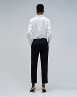PANTALON FEMME CHINO NOIR NOIR