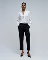 PANTALON FEMME CHINO NOIR NOIR