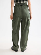 PANTALON FEMME FAYE HIGH RISE KAKI KAKI