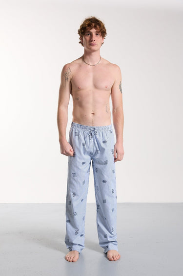 PANTALON HOMME PIJAMA PANTS CIEL/MARINE CIEL/MARINE