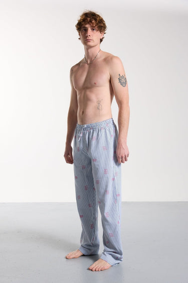 PANTALON HOMME PIJAMA PANTS CIEL/ROSE CIEL/ROSE