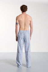PANTALON HOMME PIJAMA PANTS CIEL/ROSE CIEL/ROSE