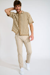 PANTALON HOMME SERGE TRANI BEIGE BEIGE