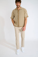 PANTALON HOMME SERGE TRANI BEIGE BEIGE