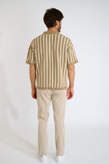 PANTALON HOMME SERGE TRANI BEIGE BEIGE
