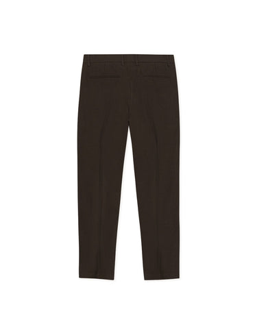 PANTALON HOMME BRUSHED TWILL REG SUIT MARRON MARRON