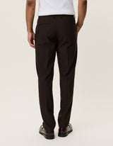 PANTALON HOMME BRUSHED TWILL REG SUIT MARRON MARRON