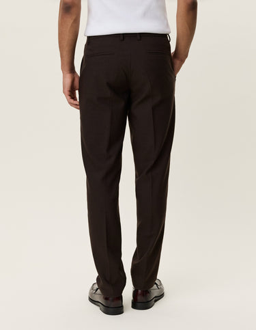 PANTALON HOMME BRUSHED TWILL REG SUIT MARRON MARRON