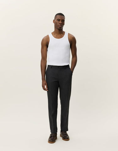 PANTALON HOMME COMO REG WOOL SUIT ANTHRACITE ANTHRACITE