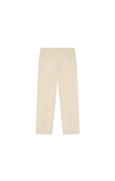 PANTALON HOMME HERRINGBONE ECRU ECRU