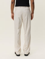 PANTALON HOMME HERRINGBONE ECRU ECRU
