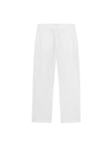PANTALON HOMME LINEN COMFORT BLANC BLANC