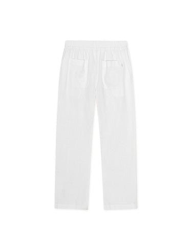 PANTALON HOMME LINEN COMFORT BLANC BLANC