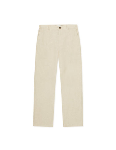 PANTALON HOMME LINEN COMFORT ECRU ECRU
