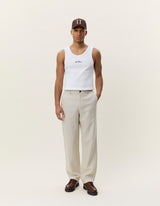 PANTALON HOMME LINEN COMFORT ECRU ECRU