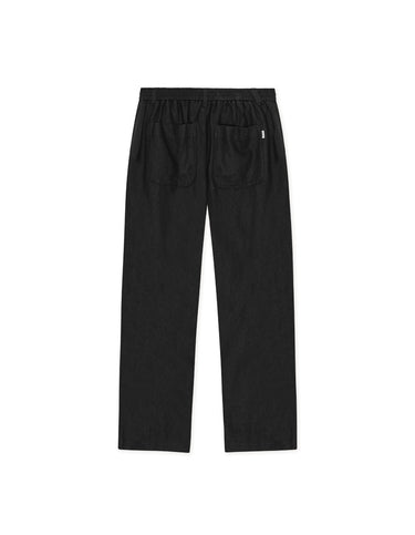 PANTALON HOMME LINEN COMFORT NOIR NOIR