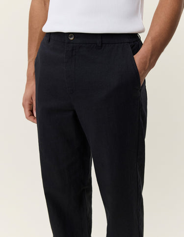 PANTALON HOMME LINEN COMFORT NOIR NOIR