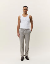 PANTALON HOMME MINI CHECK BEIGE BEIGE