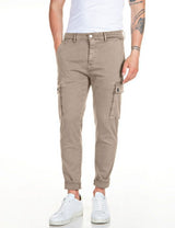 PANTALON HOMME HYPERFLEX JAAN COLOR E BEIGE BEIGE