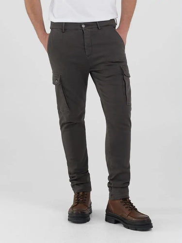 PANTALON HOMME HYPERFLEX JAAN COLOR E NOIR NOIR