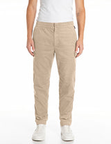 PANTALON HOMME VELOUR BEIGE BEIGE