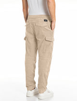 PANTALON HOMME VELOUR BEIGE BEIGE