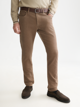 PANTALON HOMME RALSTON STRETCH COTTON CORDURO MARRON MARRON