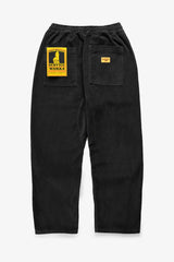 PANTALON HOMME CORDUROY CHEF PANTS NOIR NOIR