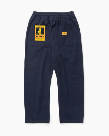 PANTALON HOMME SEERSUCKER CHEF PANTS DARK NAVY DARK NAVY