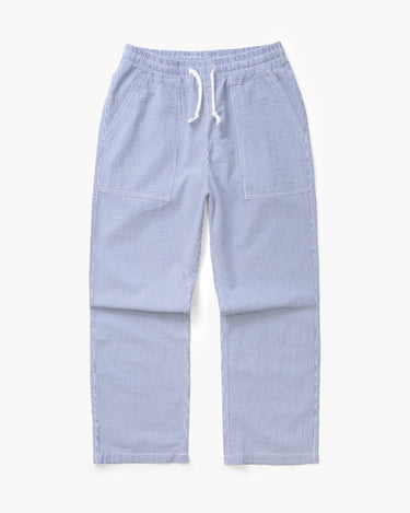 PANTALON HOMME SEERSUCKER CHEF PANTS NAVY STRIPE NAVY STRIPE