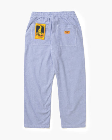 PANTALON HOMME SEERSUCKER CHEF PANTS NAVY STRIPE NAVY STRIPE