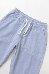 PANTALON HOMME SEERSUCKER CHEF PANTS NAVY STRIPE NAVY STRIPE