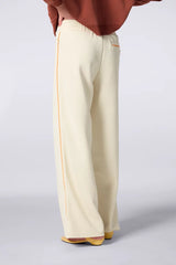 PANTALON MIXTE DAHLIA SUN CREME CREME