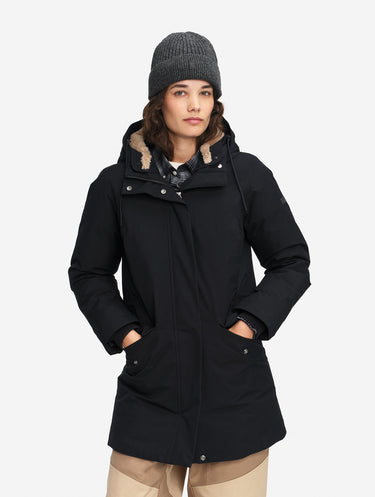 PARKA FEMME GORE-TEX DUVET NOIR NOIR