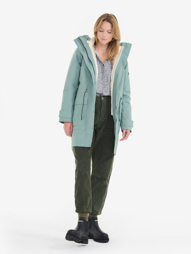 PARKA FEMME T-KIT GORE-TEX CELADON CELADON