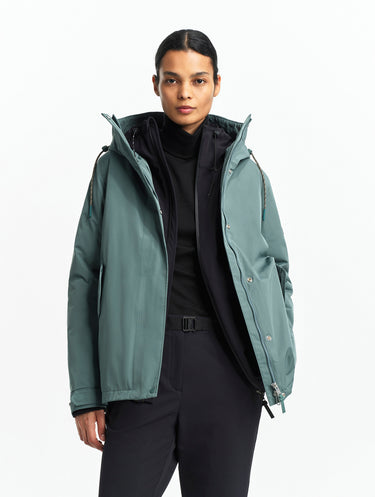 PARKA FEMME VERT-SILVER PINE VERT-SILVER PINE