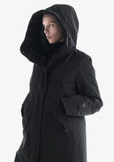 PARKA FEMME GAIA TECH QW534 NOIR NOIR