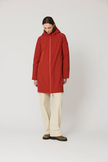PARKA FEMME VERGLAS RED OCHRE RED OCHRE