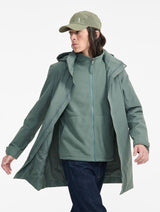 PARKA HOMME GORE-TEX CAP RETRACTAB KAKI CLAIR KAKI CLAIR