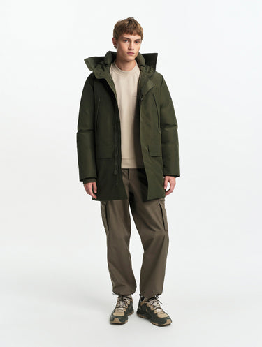 PARKA HOMME GORE-TEX PLUME KAKI KAKI