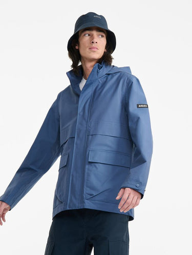 PARKA HOMME MTD CAPUCHE BLEU BLEU