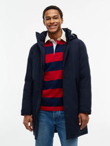 PARKA HOMME TECH HOODED PADDED MARINE MARINE