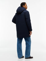 PARKA HOMME TECH HOODED PADDED MARINE MARINE